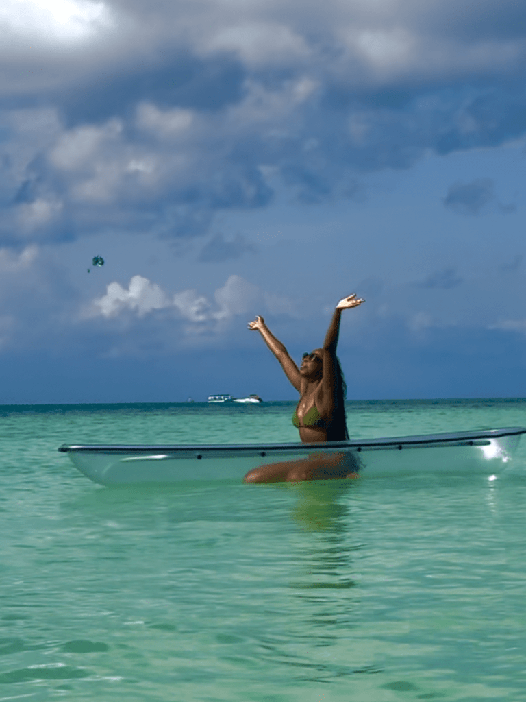Clear Kayak Photoshoot in Aruba